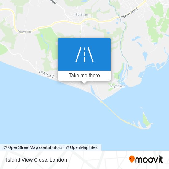 Island View Close map