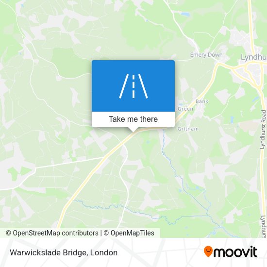 Warwickslade Bridge map
