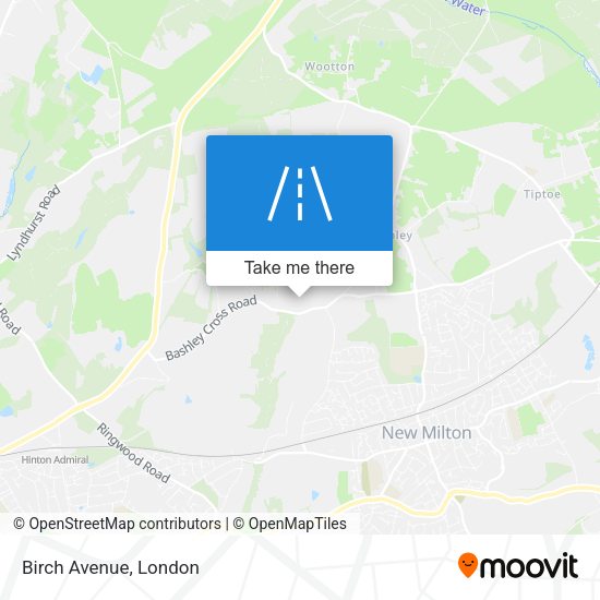 Birch Avenue map
