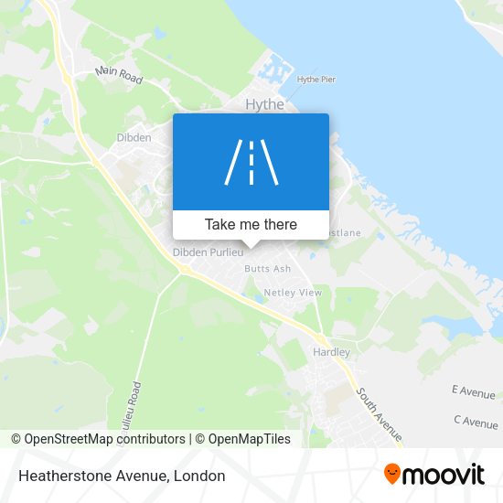 Heatherstone Avenue map