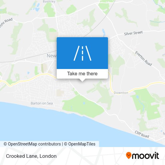 Crooked Lane map