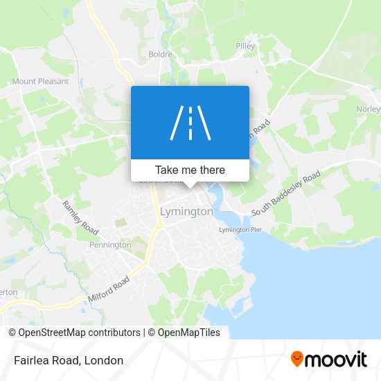 Fairlea Road map