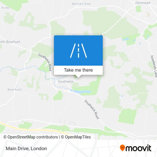 Main Drive map