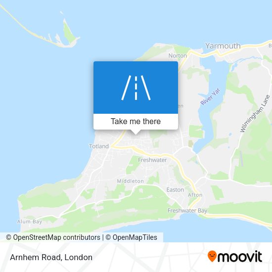 Arnhem Road map