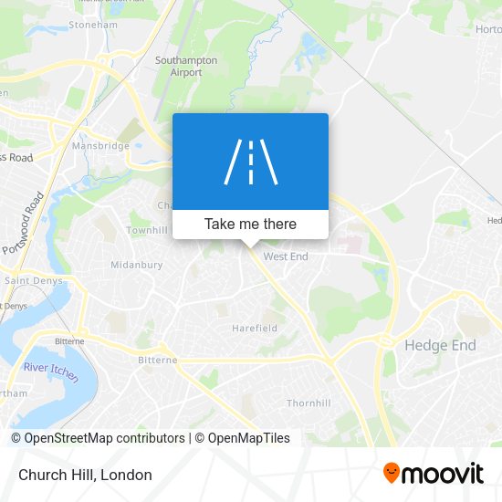 Church Hill map