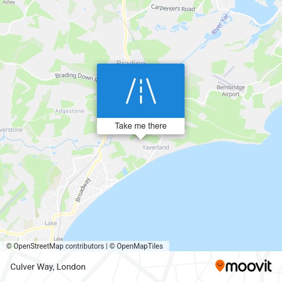 Culver Way map