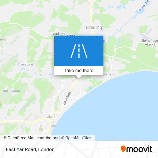 East Yar Road map