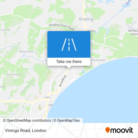 Vinings Road map