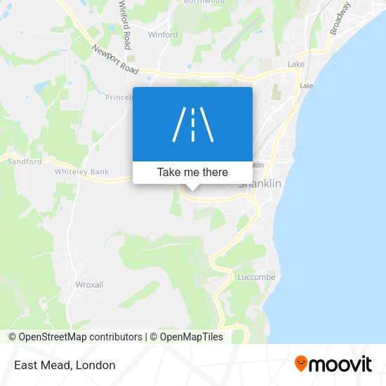 East Mead map