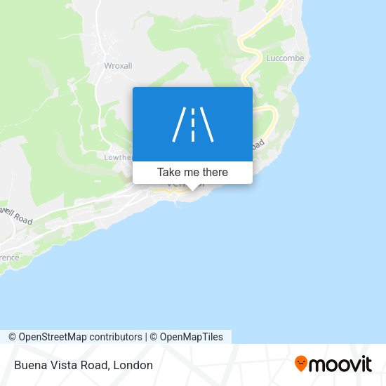 Buena Vista Road map