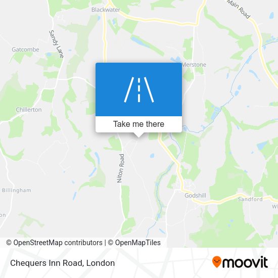 Chequers Inn Road map