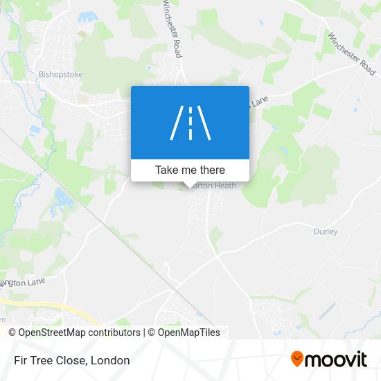 Fir Tree Close map