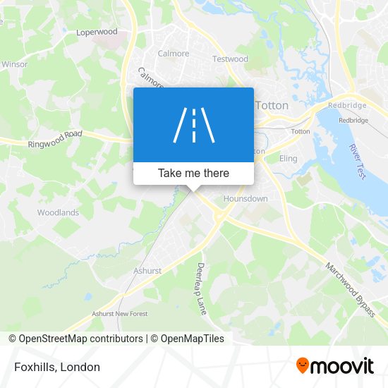 Foxhills map