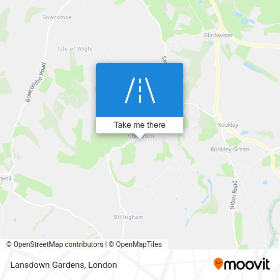 Lansdown Gardens map