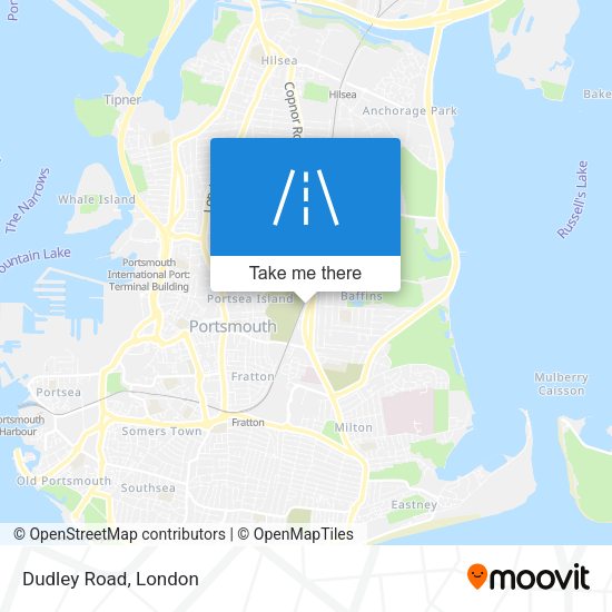 Dudley Road map