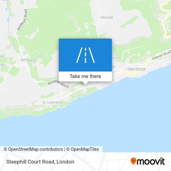 Steephill Court Road map