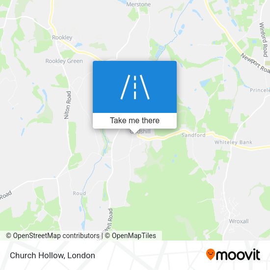 Church Hollow map