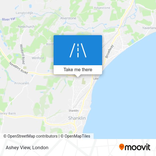 Ashey View map