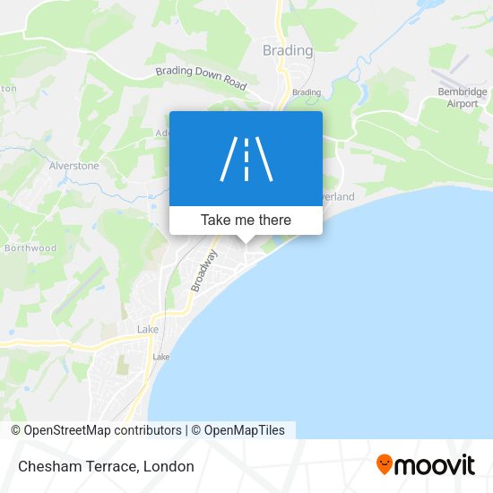 Chesham Terrace map