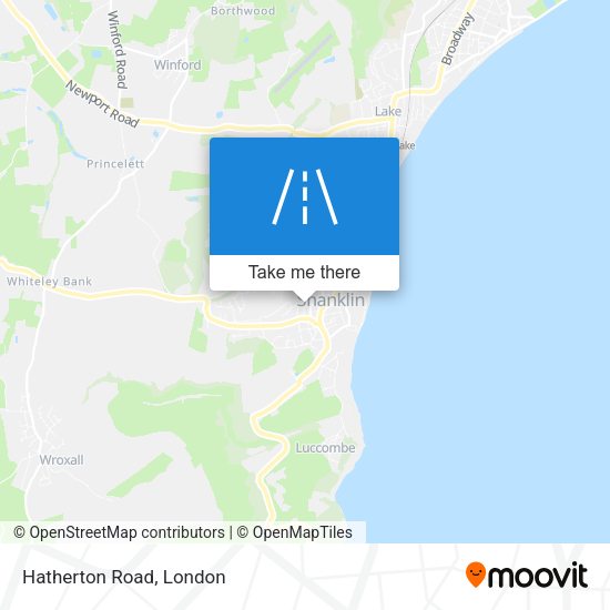 Hatherton Road map