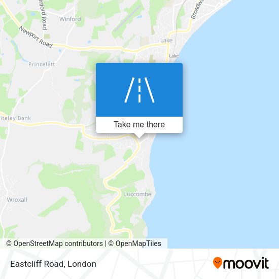 Eastcliff Road map