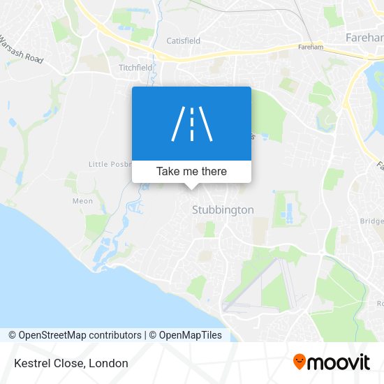 Kestrel Close map