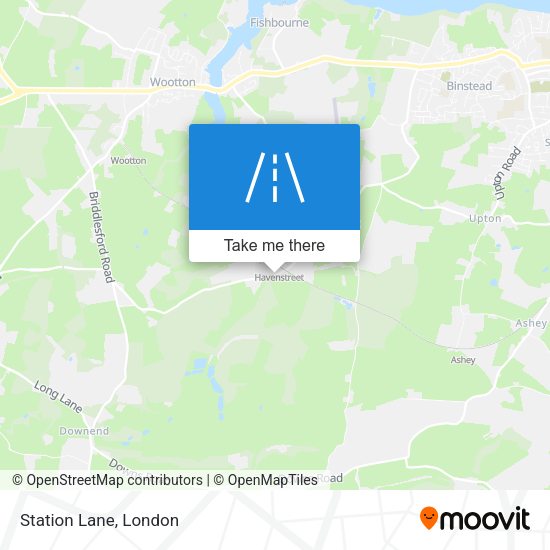 Station Lane map