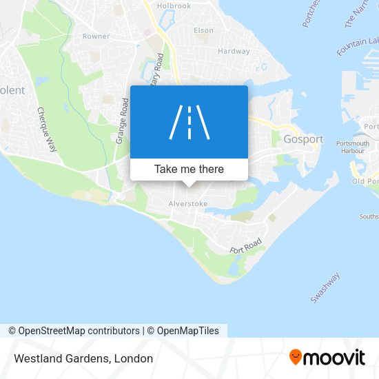 Westland Gardens map
