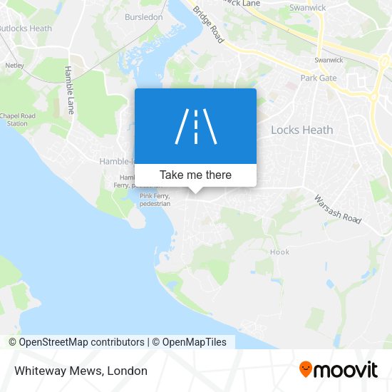 Whiteway Mews map