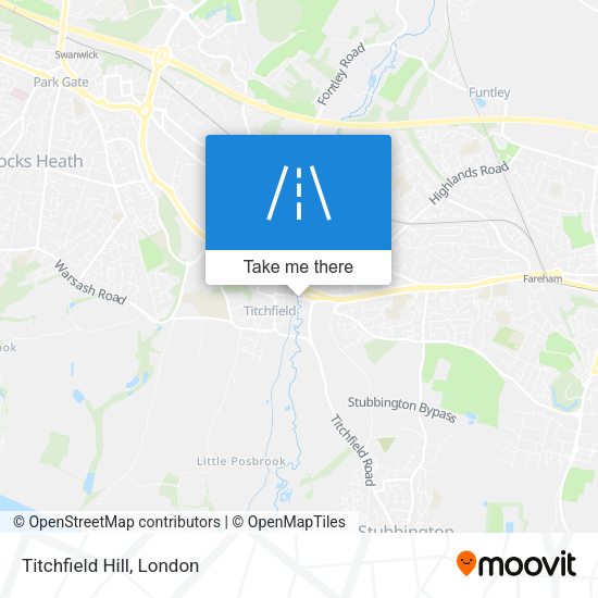 Titchfield Hill map