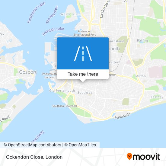 Ockendon Close map