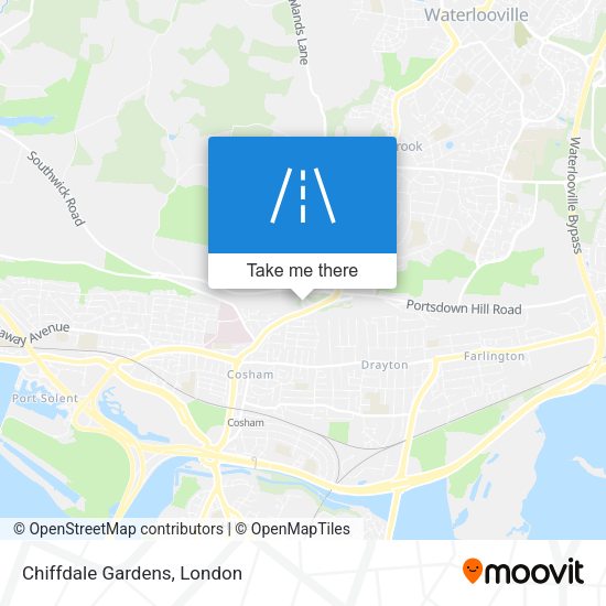 Chiffdale Gardens map