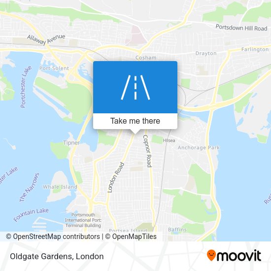 Oldgate Gardens map