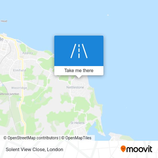 Solent View Close map