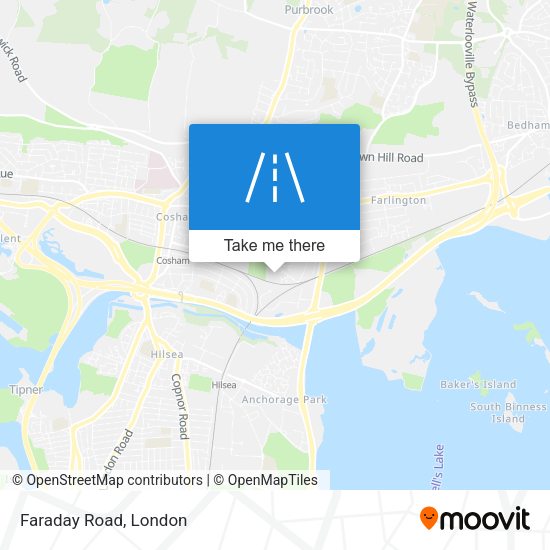 Faraday Road map