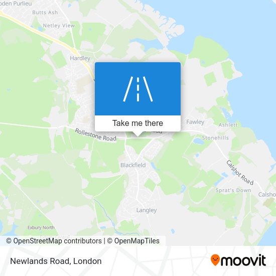 Newlands Road map