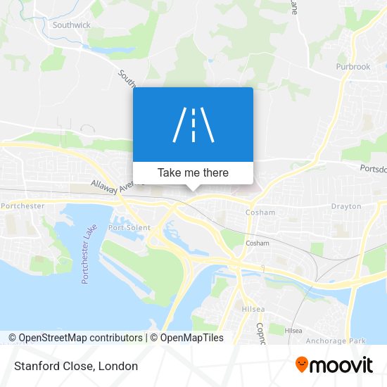 Stanford Close map