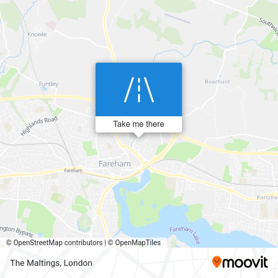 The Maltings map