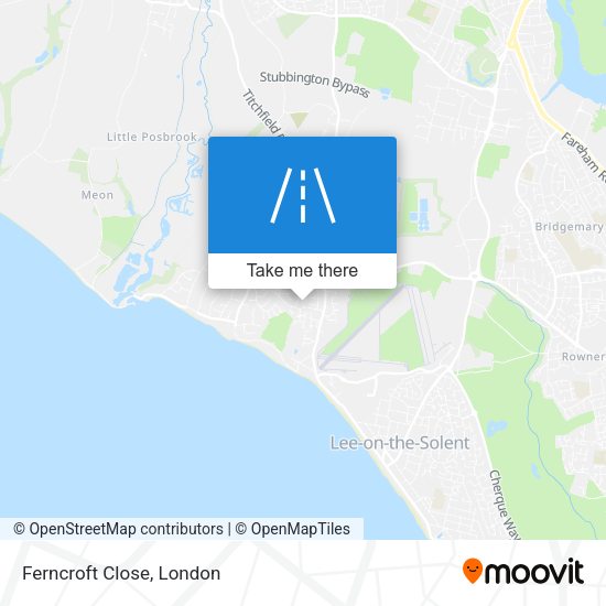 Ferncroft Close map