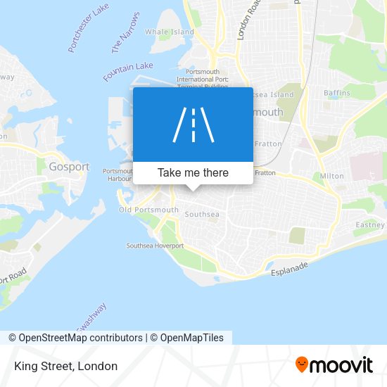 King Street map