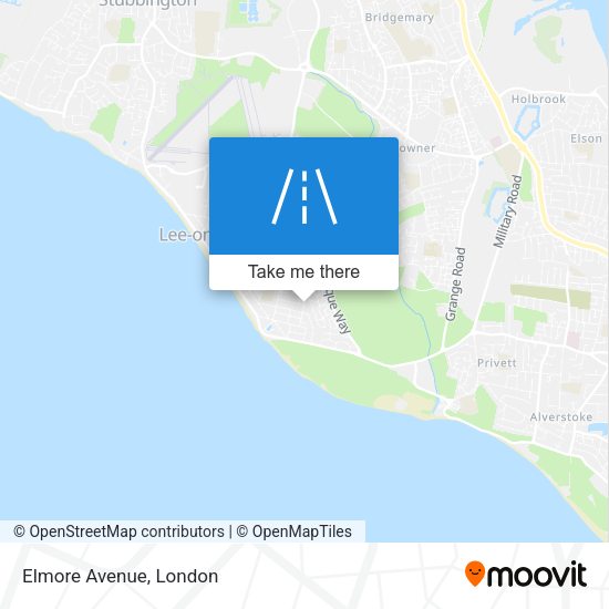 Elmore Avenue map