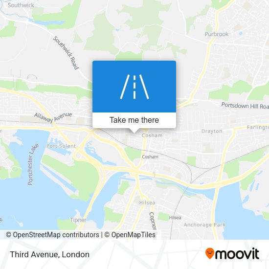 Third Avenue map