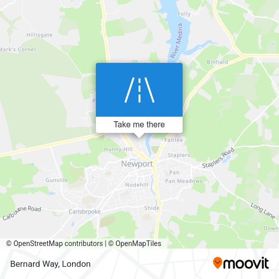 Bernard Way map