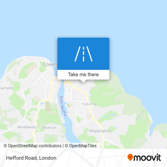 Hefford Road map