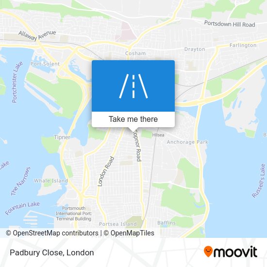 Padbury Close map