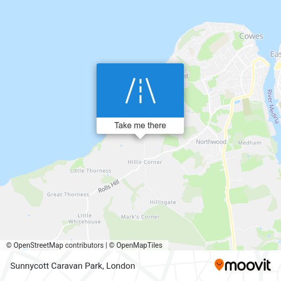 Sunnycott Caravan Park map
