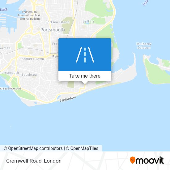 Cromwell Road map