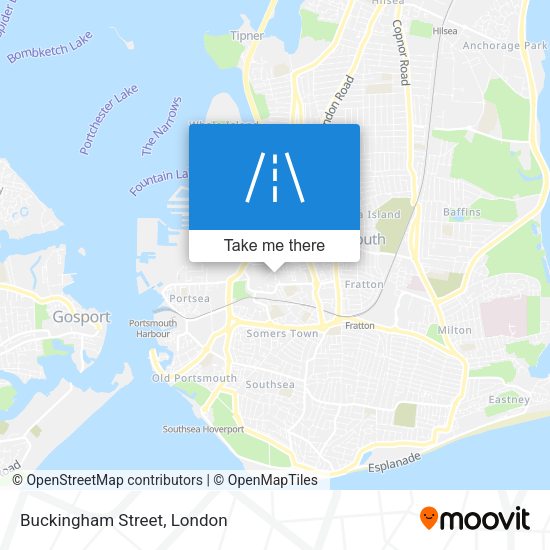Buckingham Street map