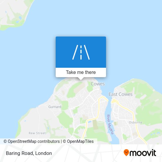 Baring Road map