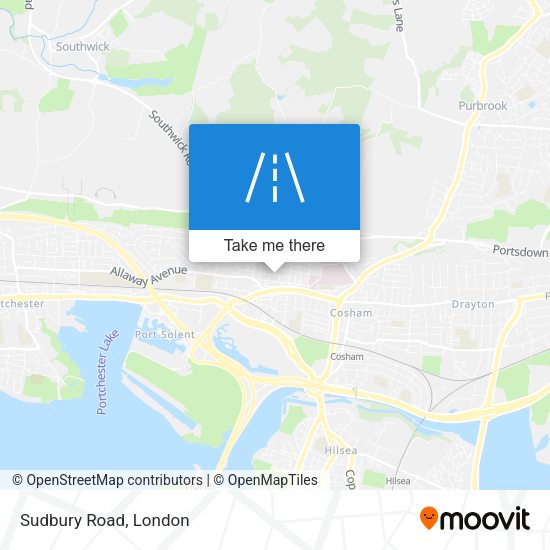 Sudbury Road map